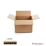 SCATOLA 1 ONDA AVANA MIS. INT. 38X22X28CM