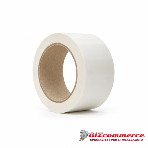 NASTRO ADESIVO PLP ACRILICO BIANCO 50MMX66MTL